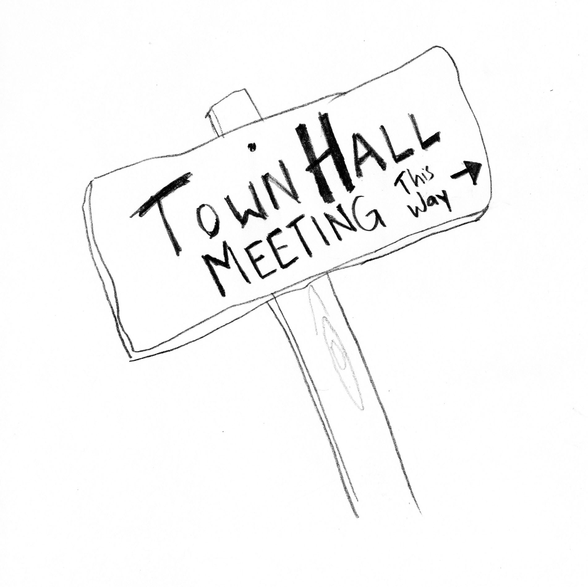 town hall, this way